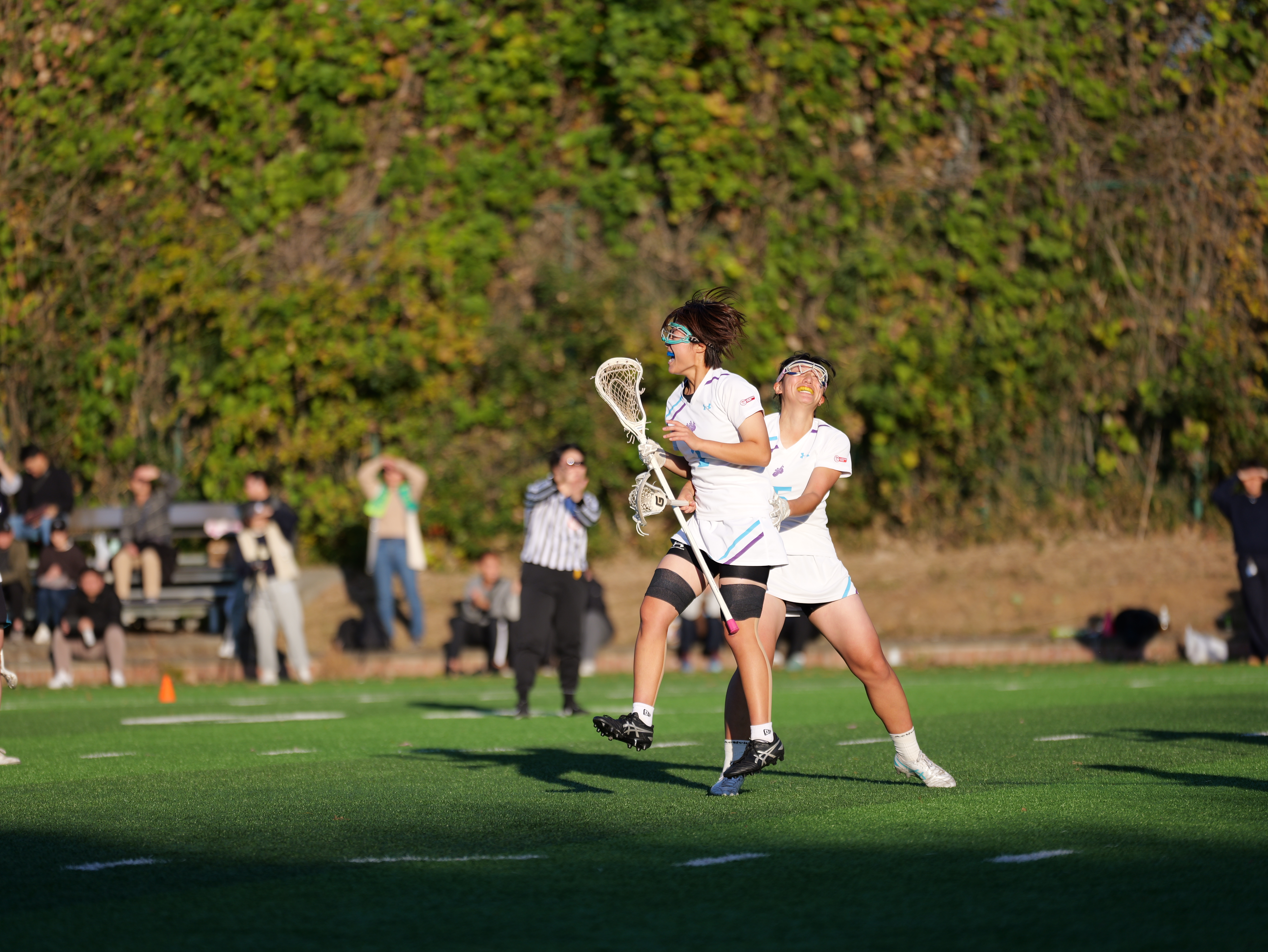 女子ラクロス部の活動写真