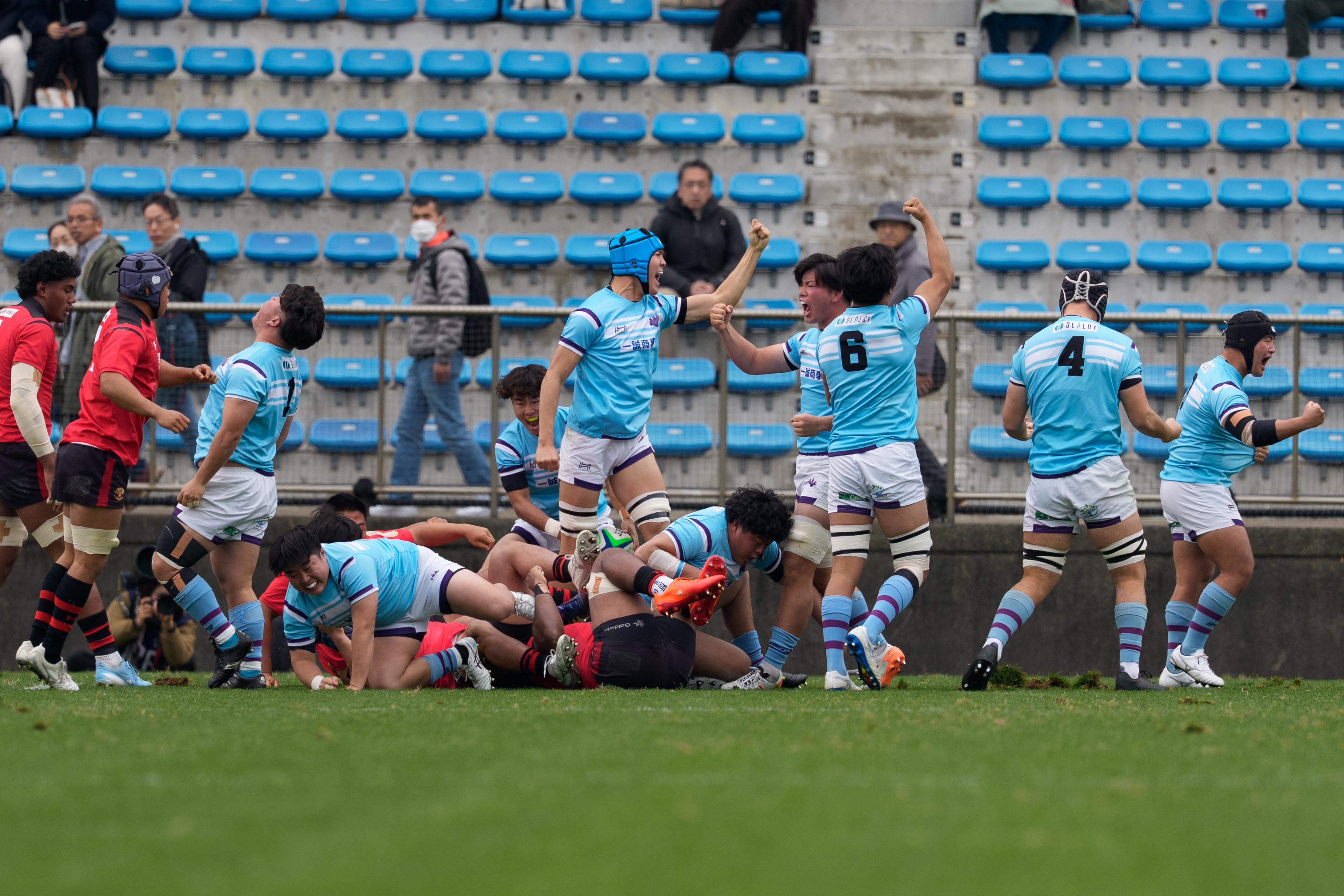 ラグビー部の活動写真