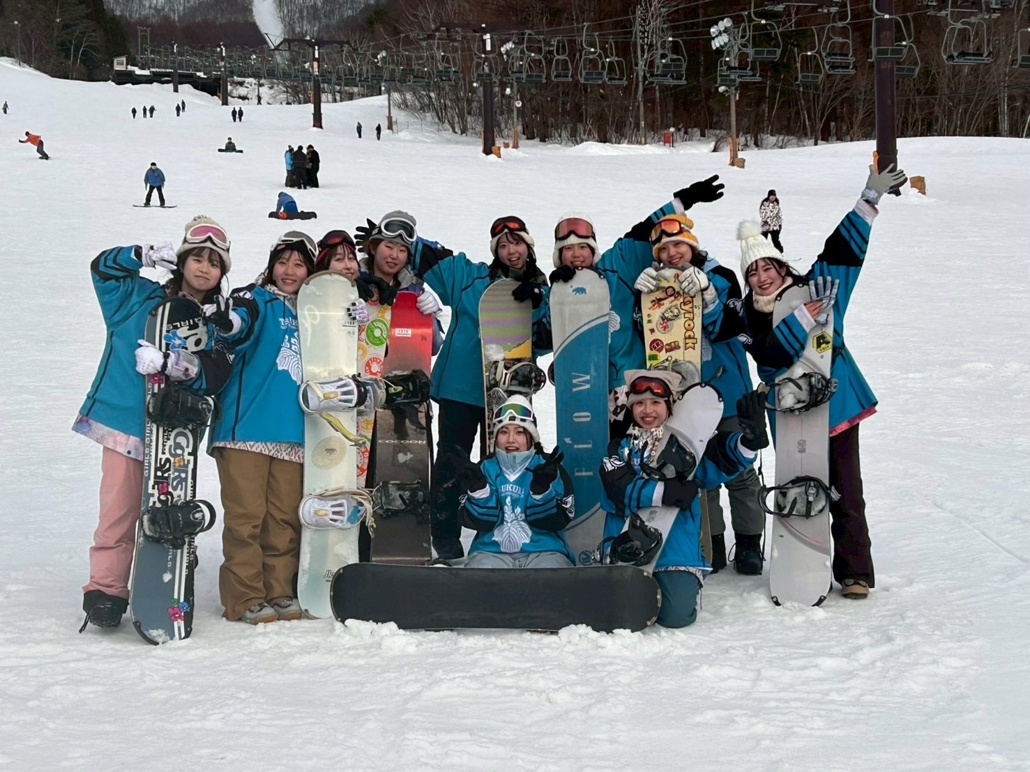 女子アイスホッケー部の活動写真