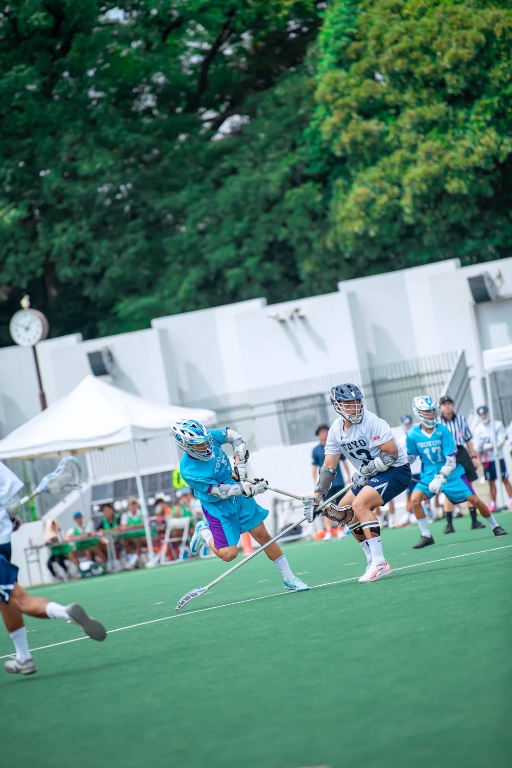男子ラクロス部の活動写真