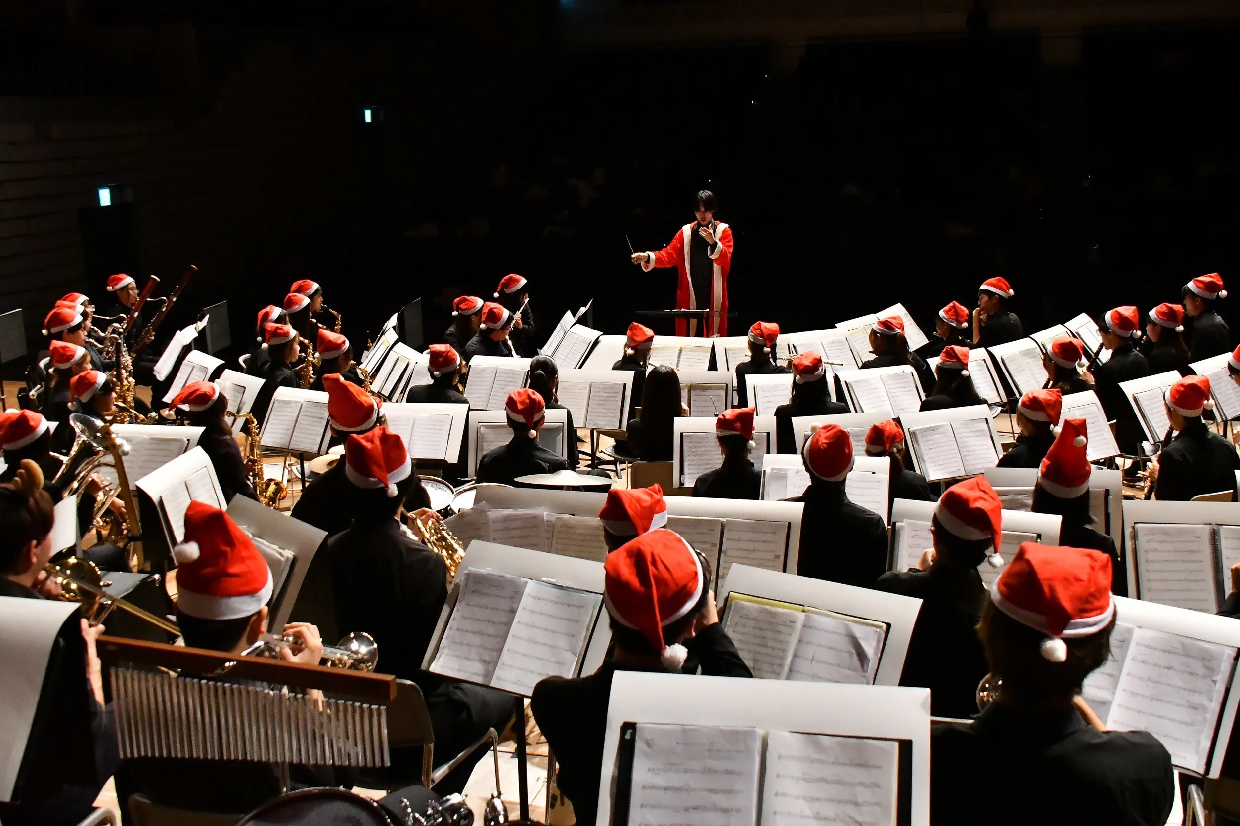 吹奏楽団の活動写真