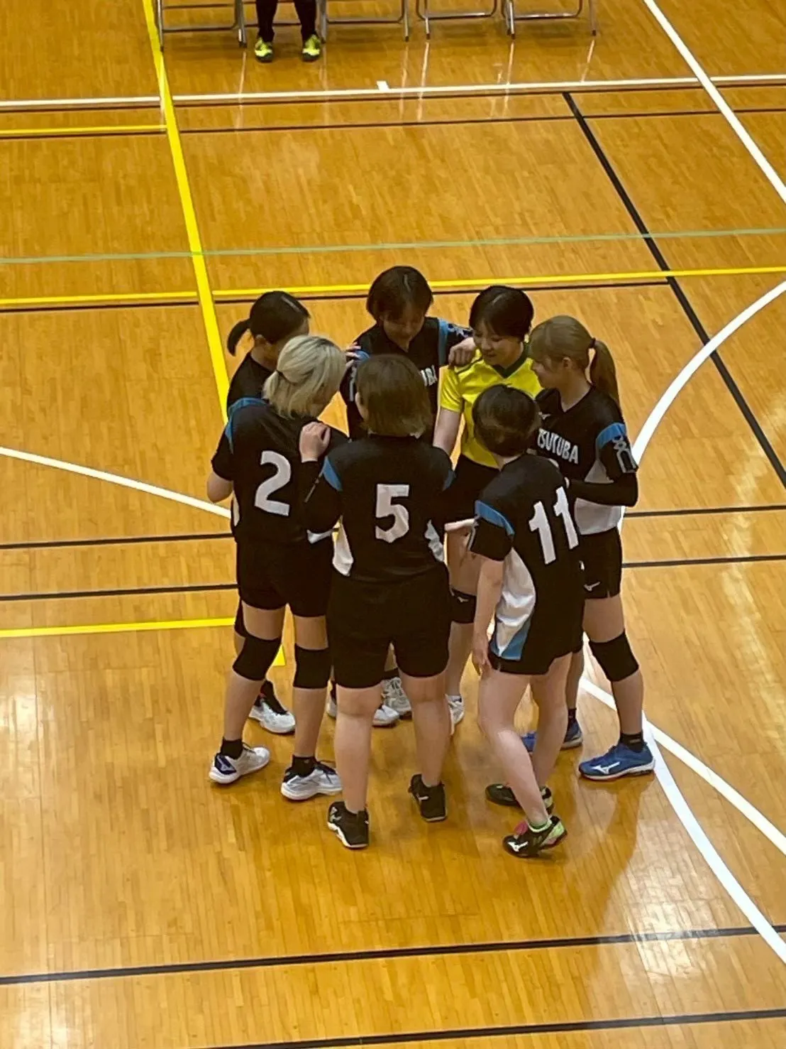 医学バレーボール部の活動写真