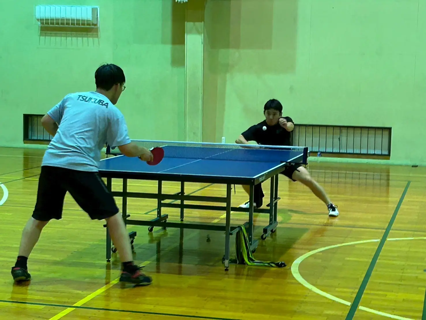 卓球同好会の活動写真