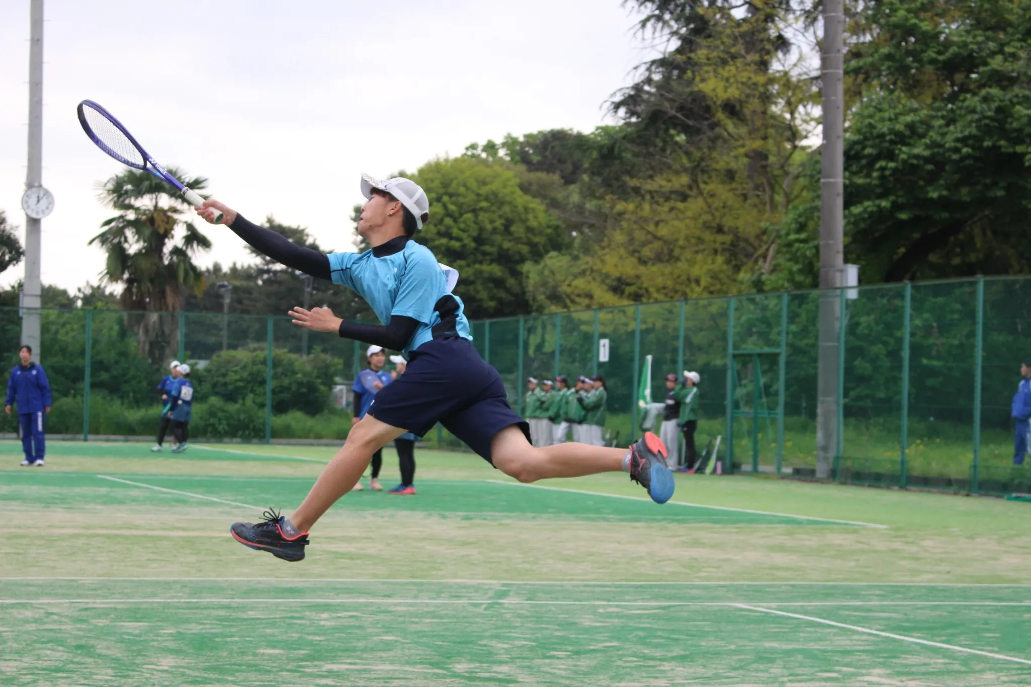 軟式庭球部の活動写真