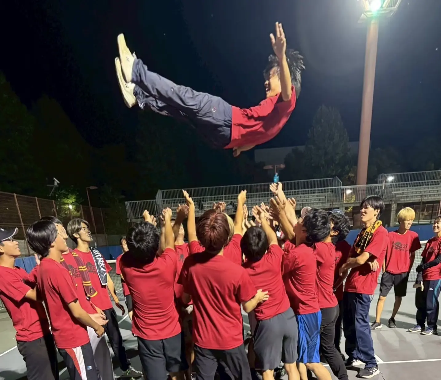 硬式テニス愛好会FORESTの活動写真