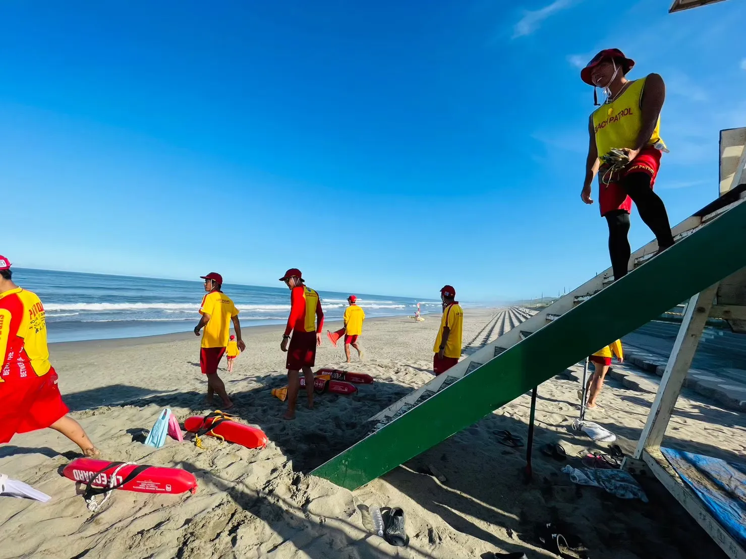 ライフセービング部の活動写真