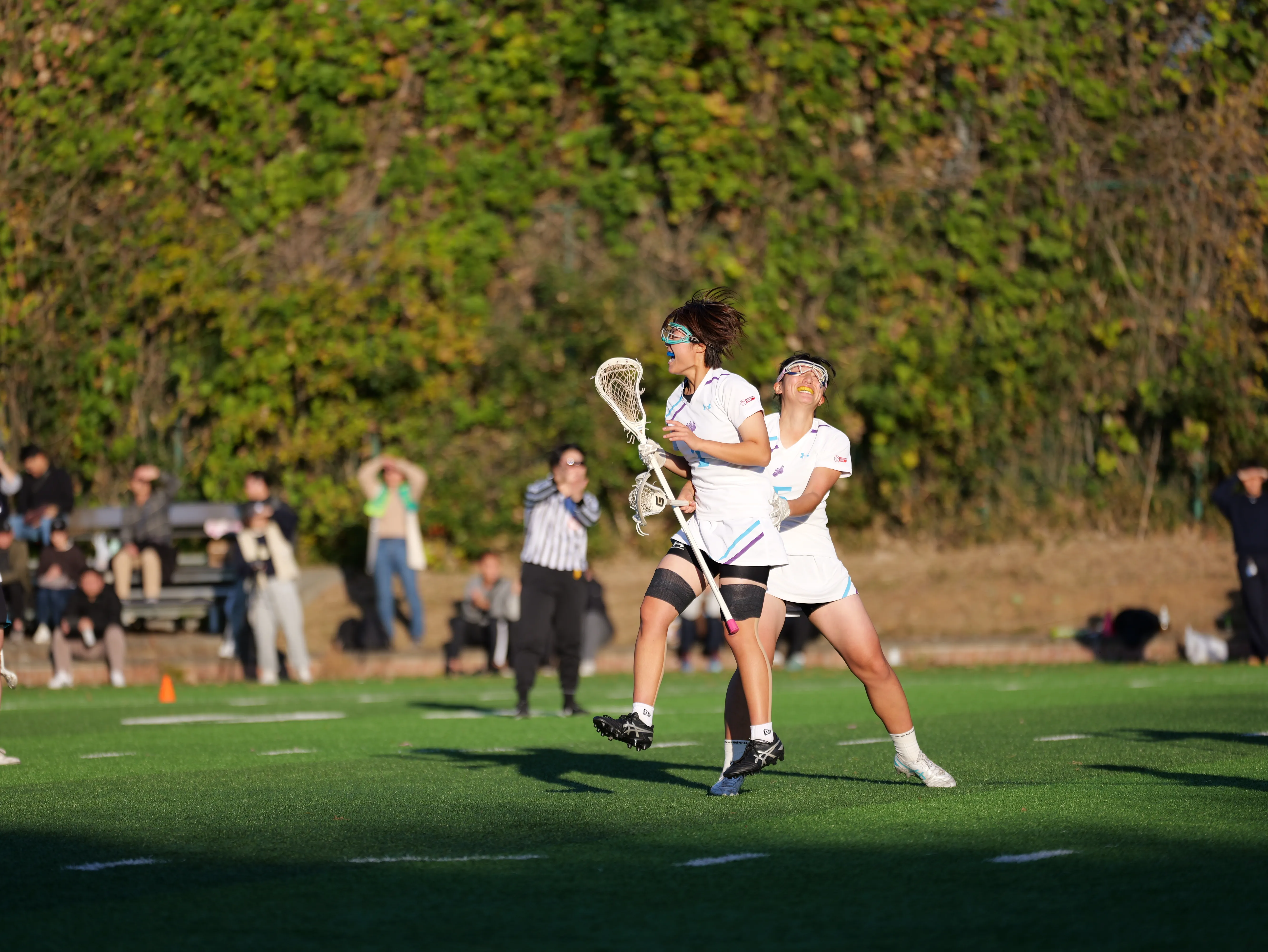 女子ラクロス部の活動写真